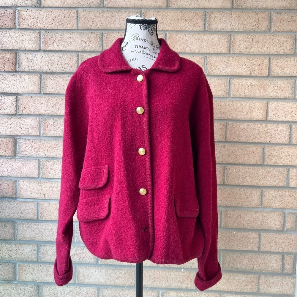 Vintage Tabi  International 100% Wool Sweater Cardigan